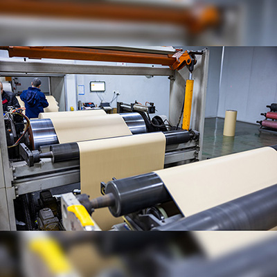 Natural Kraft PE Coated Paper production image