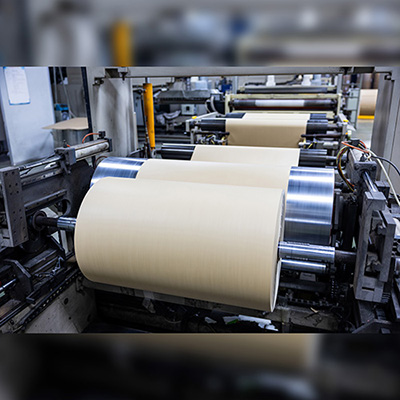 Natural Kraft PE Coated Paper production image