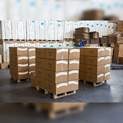 Fan Shaped Piece Packaging Display