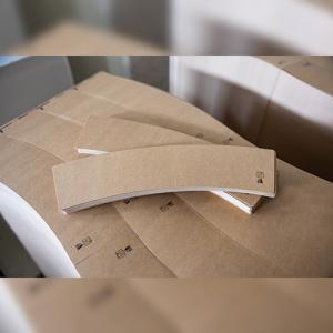 Natural Brown Kraft Paper Cup Fan